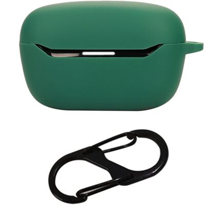 JBL Endurance Race 2 Case Anti Lost Buckle Bluetooth-kuulokkeet silikoni suojakotelo - Mustanvihreä JBL Endurance Race 2 Case Anti Lost Buckle Bluetooth-kuulokkeet silikoni suojakotelo - Mustanvihreä