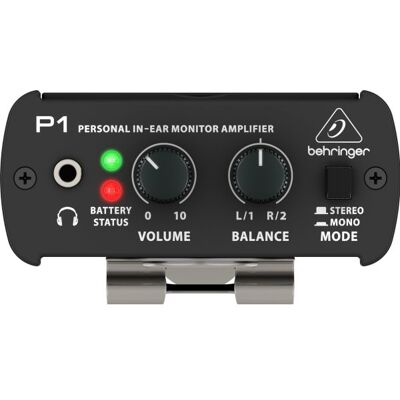 Behringer Powerplay P1 henkilökohtainen in-ear-kuulokevahvistin, musta Behringer Powerplay P1 henkilökohtainen in-ear-kuulokevahvistin, musta