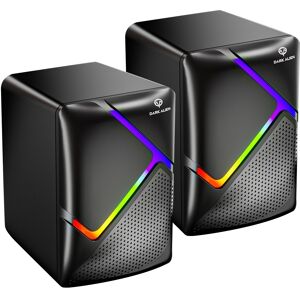 MTK DARK ALIEN USB Pöytäkaiuttimet - RGB, Kompakti, Kaksikaiuttimet MTK DARK ALIEN USB Pöytäkaiuttimet - RGB, Kompakti, Kaksikaiuttimet