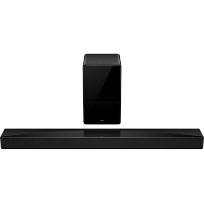 TCL Soundbar - - Q75HE - Ray-Danz Dolby Atmos 5.1.2-kanavainen - 620 W - Bluetooth - Langaton subwoofer - Musta TCL Soundbar - - Q75HE - Ray-Danz Dolby Atmos 5.1.2-kanavainen - 620 W - Bluetooth - Langaton subwoofer - Musta