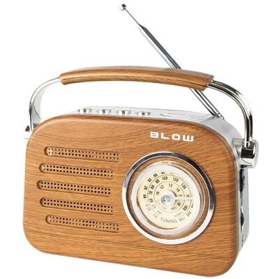 BLOW 77-532#, Kannettava, Analoginen, AM,FM, 87,5 - 108 MHz, 530 - 1600 kHz, Puu BLOW 77-532#, Kannettava, Analoginen, AM,FM, 87,5 - 108 MHz, 530 - 1600 kHz, Puu