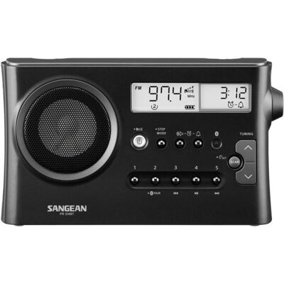 Sangean PR-D4BT AM/FM pöytäradio, Bluetooth, tummanharmaa Sangean PR-D4BT AM/FM pöytäradio, Bluetooth, tummanharmaa