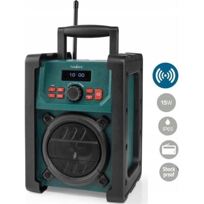 Nedis RDDB3100GN, Kannettava, Analoginen & digitaalinen, DAB+, FM, 87,5 - 108 MHz, 174 - 240 MHz, 15 W Nedis RDDB3100GN, Kannettava, Analoginen & digitaalinen, DAB+, FM, 87,5 - 108 MHz, 174 - 240 MHz, 15 W