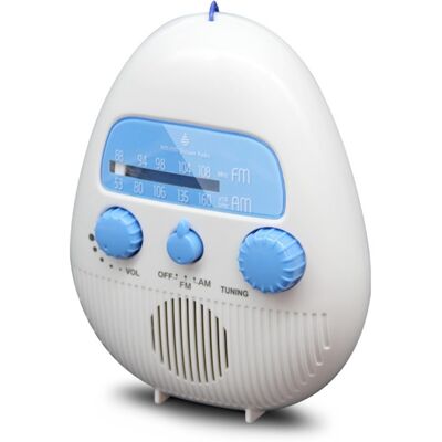 Vedenpitävä HiFi - kaiutin Paristokäyttöinen suihku AM FM - radio Vedenpitävä HiFi - kaiutin Paristokäyttöinen suihku AM FM - radio