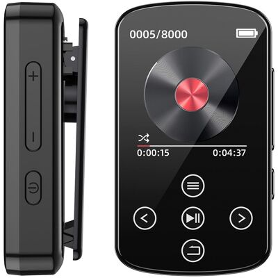 1,54 tuuman kosketusnäytöllä varustettu MP4-soitin, Bluetooth, FM-radio, e-kirjan lukulaite, äänitallennin + 64 Gt 1,54 tuuman kosketusnäytöllä varustettu MP4-soitin, Bluetooth, FM-radio, e-kirjan lukulaite, äänitallennin + 64 Gt