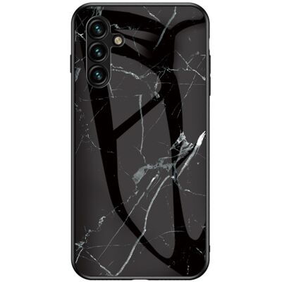 SKALO Samsung A54 5G Marmori karkaistu lasi TPU-suojakuori - #4 SKALO Samsung A54 5G Marmori karkaistu lasi TPU-suojakuori - #4