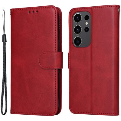 SKALO Samsung S24 Ultra PU-nahkainen Lompakkokotelo SKALO Samsung S24 Ultra PU-nahkainen Lompakkokotelo