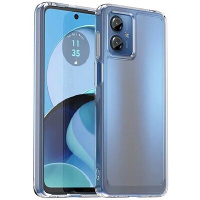 Silikonikotelo läpinäkyvä Motorola Moto G54 Silikonikotelo läpinäkyvä Motorola Moto G54