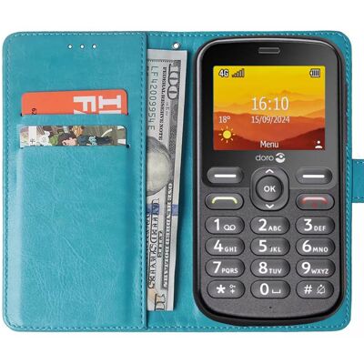 Lompakkokotelo 2-kortti Doro Leva L11s - Vaaleansininen Lompakkokotelo 2-kortti Doro Leva L11s - Vaaleansininen