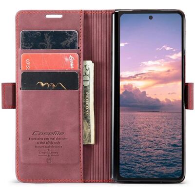 CaseMe puhelimenkotelo 013 Samsung Galaxy Z Fold 7 - Viininpunai CaseMe puhelimenkotelo 013 Samsung Galaxy Z Fold 7 - Viininpunai