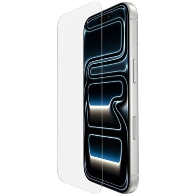 Belkin ScreenForce UltraGlass 2, Apple, iPhone 17 Pro, Antibakteerinen, Pudotuksenkestävä, Läpinäkyvä, 1 kpl Belkin ScreenForce UltraGlass 2, Apple, iPhone 17 Pro, Antibakteerinen, Pudotuksenkestävä, Läpinäkyvä, 1 kpl