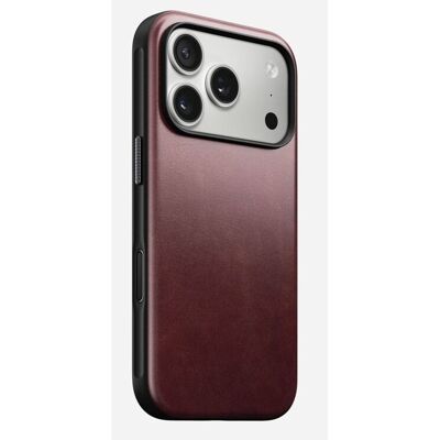 Nomad Modern Leather Case, Suojus, Apple, iPhone 17 Pro, 16 cm (6.3"), Bordeaux Nomad Modern Leather Case, Suojus, Apple, iPhone 17 Pro, 16 cm (6.3"), Bordeaux