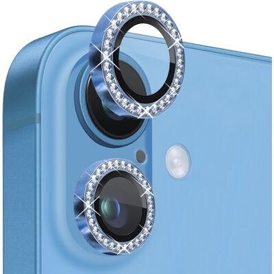 Apple NORTHJO Kameran Linssinsuoja Strassilla iPhone 16 / 16 Plus, Karkaistu Lasi Apple NORTHJO Kameran Linssinsuoja Strassilla iPhone 16 / 16 Plus, Karkaistu Lasi