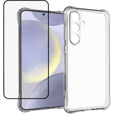 Samsung Galaxy A56 5G Kuori 2.0mm TPU Läpinäkyvä Suojakuori Karkaistulla Lasisuojaimella Samsung Galaxy A56 5G Kuori 2.0mm TPU Läpinäkyvä Suojakuori Karkaistulla Lasisuojaimella