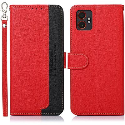 Samsung Galaxy XCover7 Pro Suojakotelo Varustettu Lompakkomallinen PU-nahkakotelo Hihnalla Samsung Galaxy XCover7 Pro Suojakotelo Varustettu Lompakkomallinen PU-nahkakotelo Hihnalla