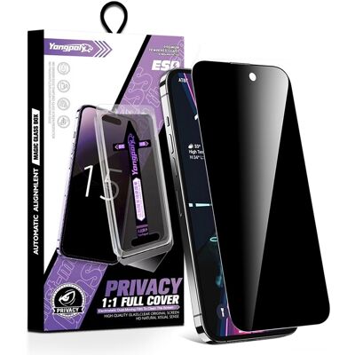 Apple iPhone 17 Pro Anti-spy Privacy Tempered Glass -näytönsuoja Apple iPhone 17 Pro Anti-spy Privacy Tempered Glass -näytönsuoja
