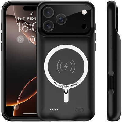 Apple iPhone 17 Pro 6000mAh ladattavalle akkukuoren latauskotelolle Powerbank Apple iPhone 17 Pro 6000mAh ladattavalle akkukuoren latauskotelolle Powerbank