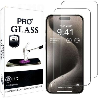 Apple 3 kpl Karkaistu lasi iPhone 15 / 15 pro - Näytön suojakalvo Apple 3 kpl Karkaistu lasi iPhone 15 / 15 pro - Näytön suojakalvo