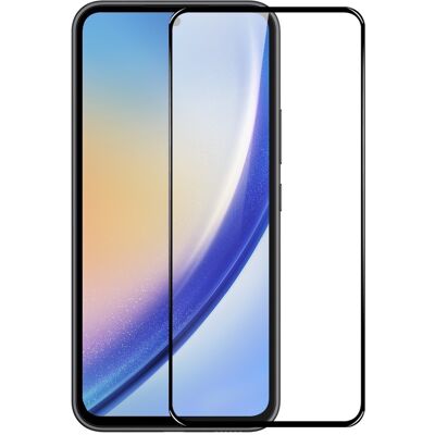 SKALO Samsung Galaxy A55 5G Koko Näytön Karkaistu Lasi - Musta SKALO Samsung Galaxy A55 5G Koko Näytön Karkaistu Lasi - Musta
