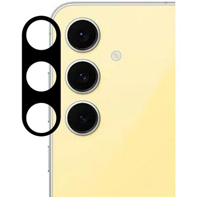 SKALO Samsung Galaxy S24 FE 3D Karkaistu Lasi kameroille - Musta SKALO Samsung Galaxy S24 FE 3D Karkaistu Lasi kameroille - Musta