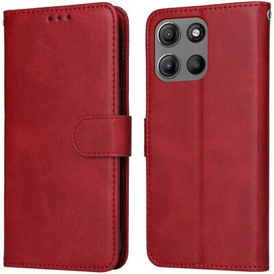 SKALO Motorola Moto G15 Power PU-nahka Lompakkokotelo SKALO Motorola Moto G15 Power PU-nahka Lompakkokotelo