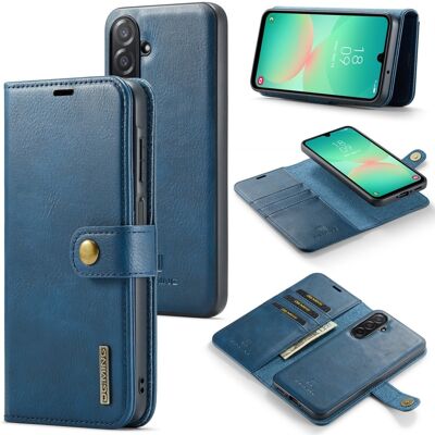 DG MING Samsung A26 5G 2-in-1 Magneetti Lompakkokotelo - Sininen DG MING Samsung A26 5G 2-in-1 Magneetti Lompakkokotelo - Sininen