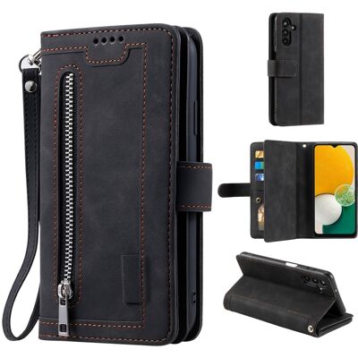 SKALO Samsung A26 5G Big Wallet 9-Korttitasku Lompakkokotelo - Musta SKALO Samsung A26 5G Big Wallet 9-Korttitasku Lompakkokotelo - Musta