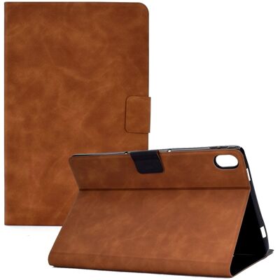 Apple SKALO iPad 11" (2025) PU-nahkainen Lompakkokotelo - Ruskea Apple SKALO iPad 11" (2025) PU-nahkainen Lompakkokotelo - Ruskea