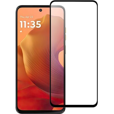 SKALO Motorola Moto G15 Power Koko Näytön Karkaistu Lasi - Musta SKALO Motorola Moto G15 Power Koko Näytön Karkaistu Lasi - Musta
