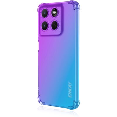 SKALO Motorola Moto G86 Power 5G ENKAY Gradient Extra strong TPU Suojakuori - Violetti-Sininen SKALO Motorola Moto G86 Power 5G ENKAY Gradient Extra strong TPU Suojakuori - Violetti-Sininen