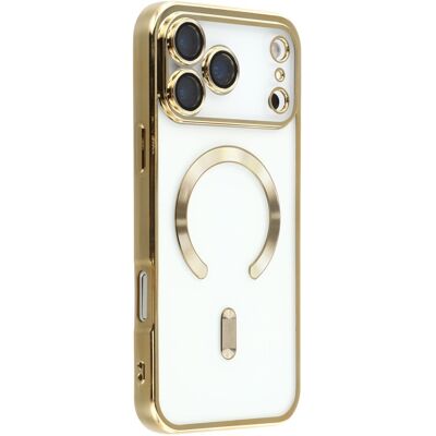 Apple SKALO iPhone 17 Pro Metallic TPU Suojakuori - Kulta Apple SKALO iPhone 17 Pro Metallic TPU Suojakuori - Kulta