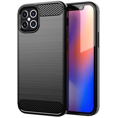Apple SKALO iPhone 12 Armor Carbon Iskunkestävä TPU suojakuori Apple SKALO iPhone 12 Armor Carbon Iskunkestävä TPU suojakuori