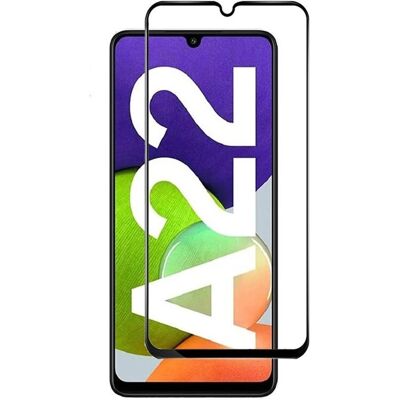 SKALO Samsung A22 5G Koko Näytön Karkaistu Lasi SKALO Samsung A22 5G Koko Näytön Karkaistu Lasi