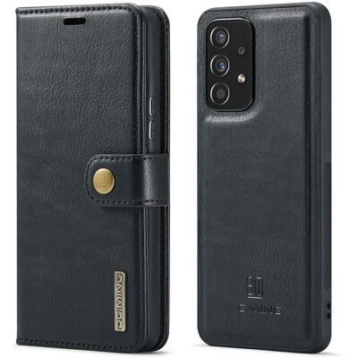 DG MING Samsung A53 5G Nahkainen lompakkokotelo - Musta DG MING Samsung A53 5G Nahkainen lompakkokotelo - Musta