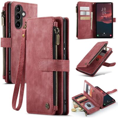 CaseMe Samsung A54 5G CaseMe Big Wallet Lompakkokotelo - Punainen CaseMe Samsung A54 5G CaseMe Big Wallet Lompakkokotelo - Punainen