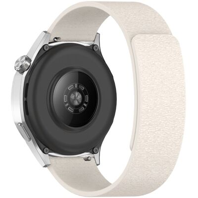 22mm kellonauha Huawei Watch GT 5 46mm magneettinen silikoniranneke - Starlight 22mm kellonauha Huawei Watch GT 5 46mm magneettinen silikoniranneke - Starlight
