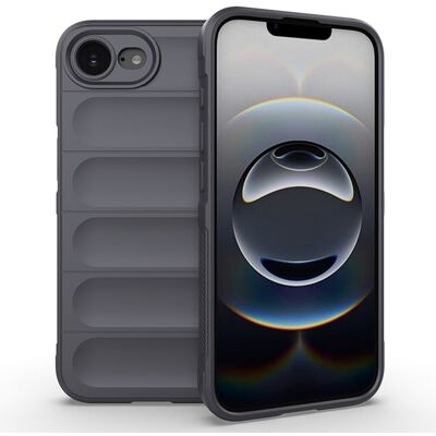 Apple iPhone 16e Kotelo Anti-Drop Pehmeä Joustava Rugged Puhelin Takakuori - Tummanharmaa Apple iPhone 16e Kotelo Anti-Drop Pehmeä Joustava Rugged Puhelin Takakuori - Tummanharmaa