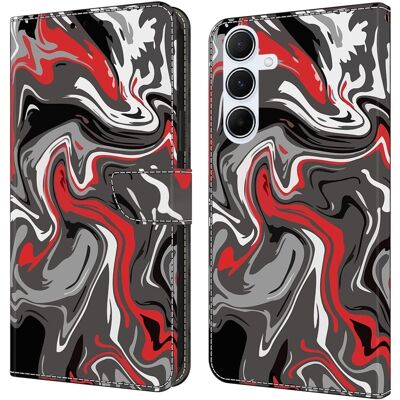 Samsung Galaxy A26 5G lompakko asia kuvio tulostus jalusta nahka Flip Phone Cover - Kivinen Tekstuuri Samsung Galaxy A26 5G lompakko asia kuvio tulostus jalusta nahka Flip Phone Cover - Kivinen Tekstuuri