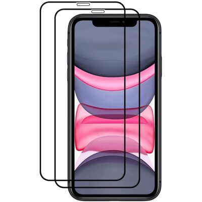 2 kpl AMORUS erittäin vahva lasi näytönsuoja iPhone 11:lle 2 kpl AMORUS erittäin vahva lasi näytönsuoja iPhone 11:lle