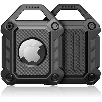 Apple AirTags TPU suojakotelo avaimenperällä - Musta Apple AirTags TPU suojakotelo avaimenperällä - Musta