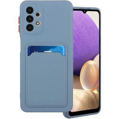 Card Holder Suojakuori For Samsung Galaxy A72 5G - Sininen Card Holder Suojakuori For Samsung Galaxy A72 5G - Sininen