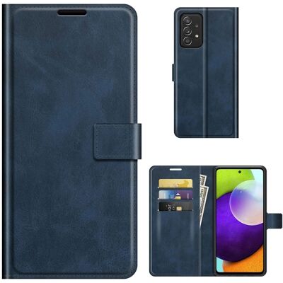 Lompakko Nahkakotelo For Samsung Galaxy A52s 5G / A52 5g / A52 - Sininen Lompakko Nahkakotelo For Samsung Galaxy A52s 5G / A52 5g / A52 - Sininen