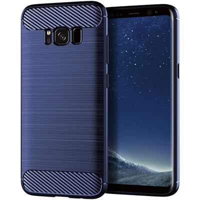 Rio Carbon Flex Suojakotelo Samsung Galaxy S8 - Sininen Rio Carbon Flex Suojakotelo Samsung Galaxy S8 - Sininen