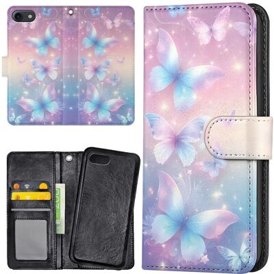 Apple iPhone 6/6s Plus - Lompakkokotelo/Kuoret Butterflies Apple iPhone 6/6s Plus - Lompakkokotelo/Kuoret Butterflies