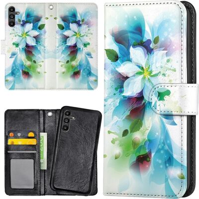 Samsung Galaxy A16 4G/5G - Lompakkokotelo/Kuoret Kukka Samsung Galaxy A16 4G/5G - Lompakkokotelo/Kuoret Kukka