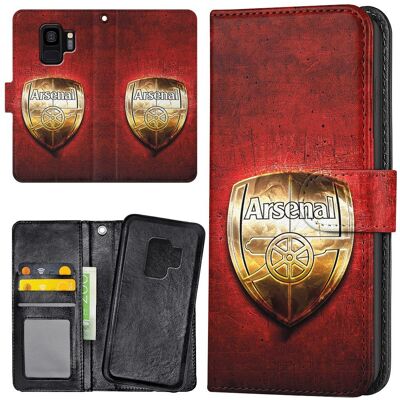 Samsung Galaxy S9 - Lompakkokotelo/Kuoret Arsenal Samsung Galaxy S9 - Lompakkokotelo/Kuoret Arsenal