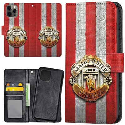 Apple iPhone 12 Pro Max - Lompakkokotelo/Kuoret Manchester United Apple iPhone 12 Pro Max - Lompakkokotelo/Kuoret Manchester United