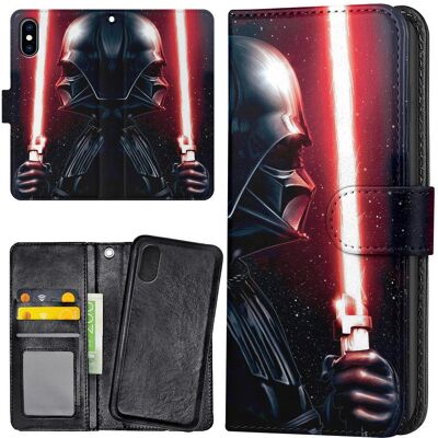 Apple iPhone XR - Lompakkokotelo/Kuoret Darth Vader Apple iPhone XR - Lompakkokotelo/Kuoret Darth Vader