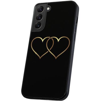 Samsung Galaxy S21 - Kuoret/Suojakuori Double Hearts Samsung Galaxy S21 - Kuoret/Suojakuori Double Hearts