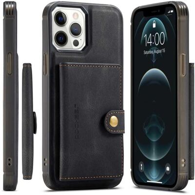 ExpressVaruhuset iPhone 12 Pro Iskunkestävä Kuori Magnetisella Korttitelineellä ExpressVaruhuset iPhone 12 Pro Iskunkestävä Kuori Magnetisella Korttitelineellä
